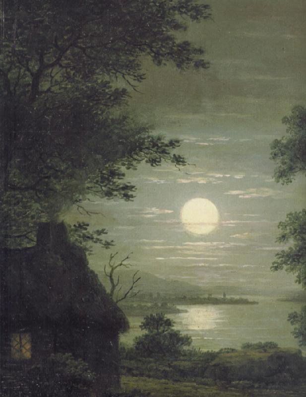 unknow artist paysage de nuit oil painting image